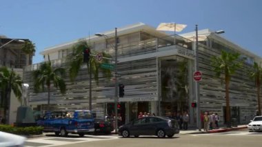 los angeles'ın kalabalık kavşak