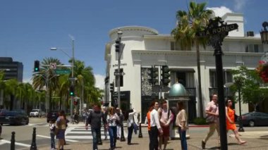 los angeles'ın kalabalık kavşak