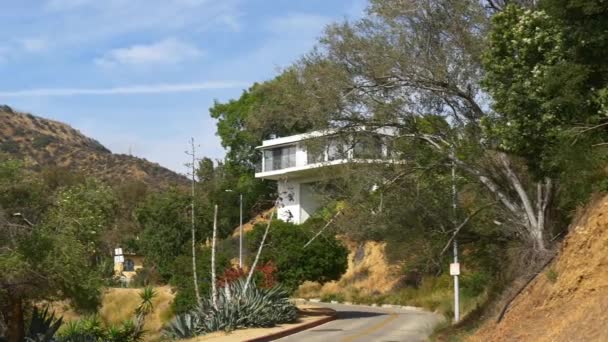 Famous Hollywood sign — Stock Video