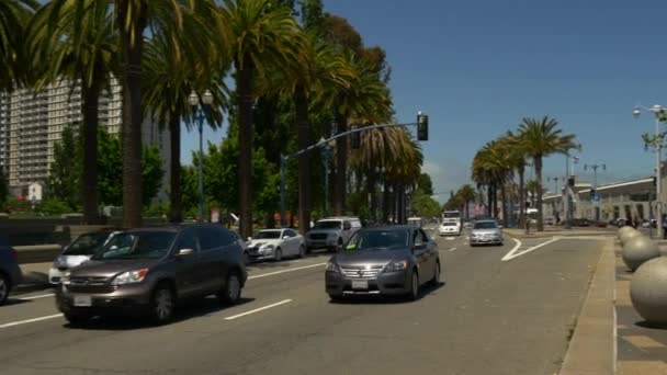拥挤的十字路口的洛杉矶 — 图库视频影像