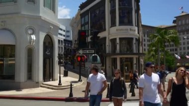 los angeles'ın kalabalık kavşak