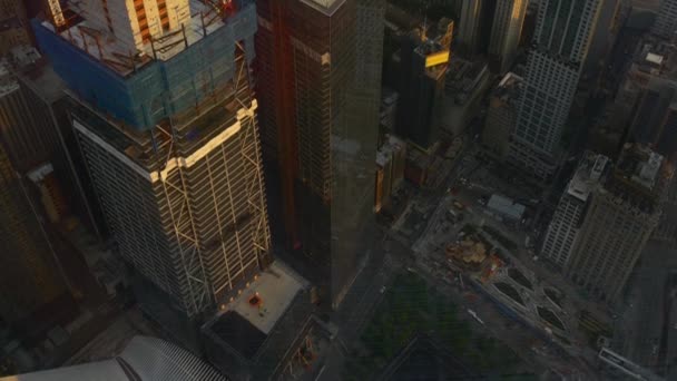 Манхеттен uptown міський пейзаж — стокове відео