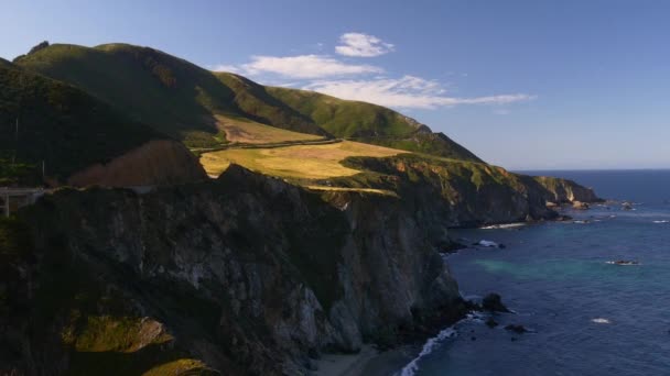 California Coastline along the Big Sur — Stock Video