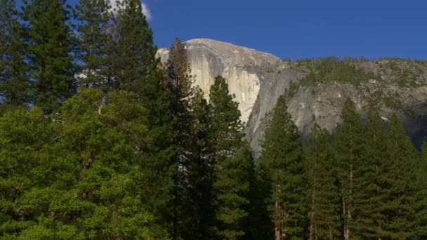 Half Dome al Parco Nazionale dello Yosemite — Video Stock