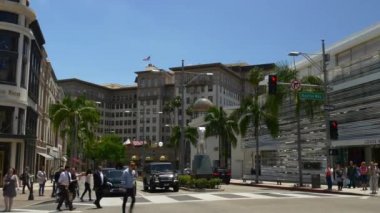 los angeles'ın kalabalık kavşak