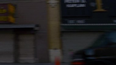 Manhattan şehir dışına cityscape akşam