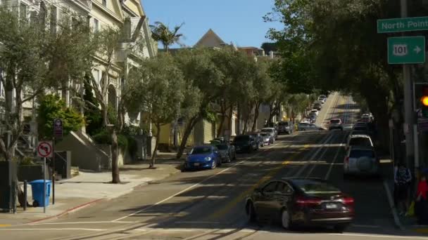 전차와 함께 샌 프란 시스 코 거리 — 비디오