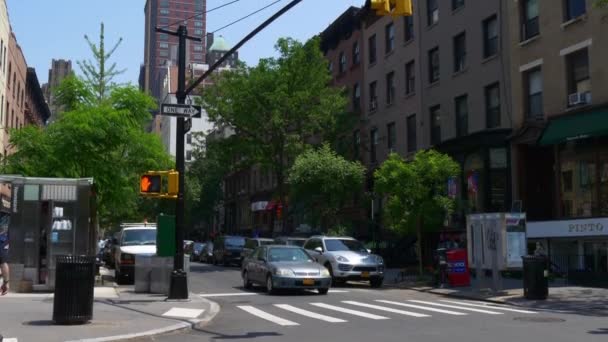 マンハッタンのアップタウンの街並み — ストック動画