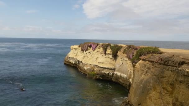 California kustlinje längs Big Sur — Stockvideo