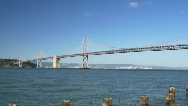 Oakland Körfezi Köprüsü — Stok video