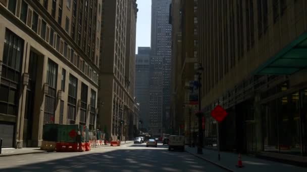 Manhattan mal quadratische Straße — Stockvideo