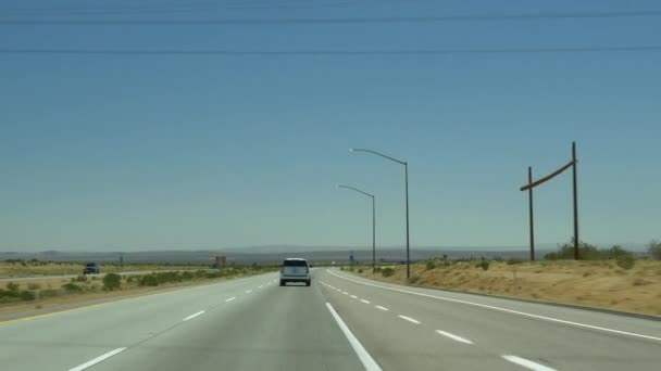 Condução na auto-estrada Califórnia — Vídeo de Stock