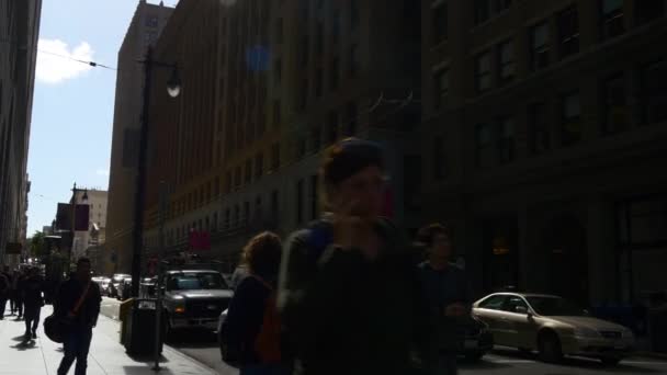 Manhattan times square street — Stockvideo