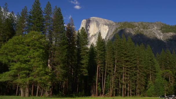 Half Dome im Yosemite Nationalpark — Stockvideo