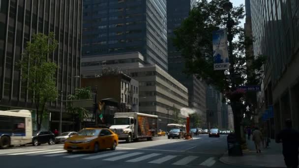 Manhattan mal quadratische Straße — Stockvideo