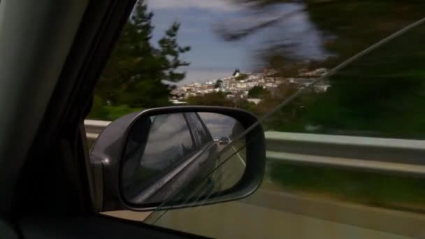 Panoramisch Autoroute — Stockvideo