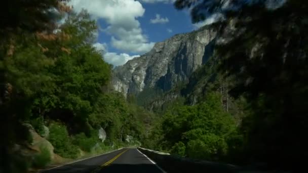 Hermoso Parque Nacional Yosemite — Vídeos de Stock
