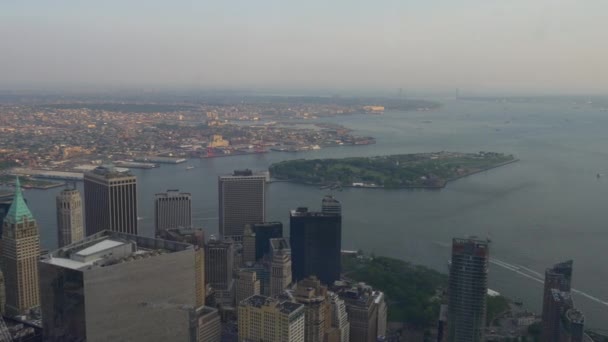 Manhattan paysage urbain du centre-ville — Video