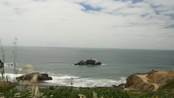 加州海岸线沿大苏尔 — 图库视频影像