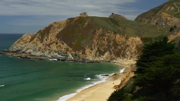 Costa de California a lo largo del Big Sur — Vídeo de stock