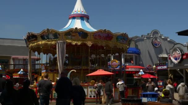 Foule sur la plage de Venise — Video