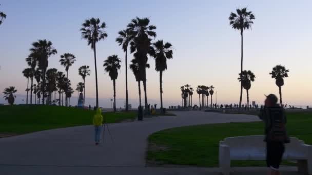 Promenada na Venice Beach — Wideo stockowe