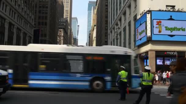 La vida callejera de Nueva York — Vídeo de stock