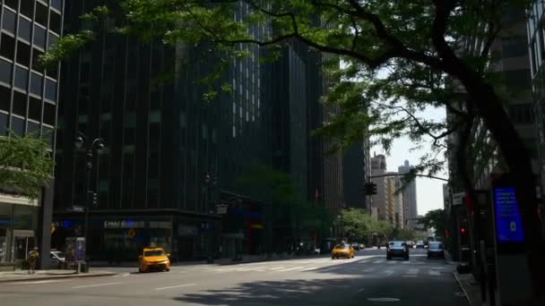 Manhattan Uptown Stadtbild — Stockvideo