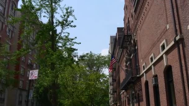 Old streets of new york — Stock Video
