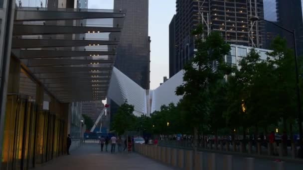 911 memorial Plaza — Vídeo de Stock