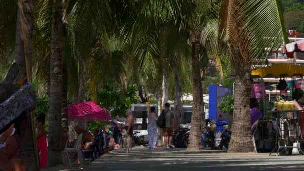 Rynek żywności miasta patong — Wideo stockowe