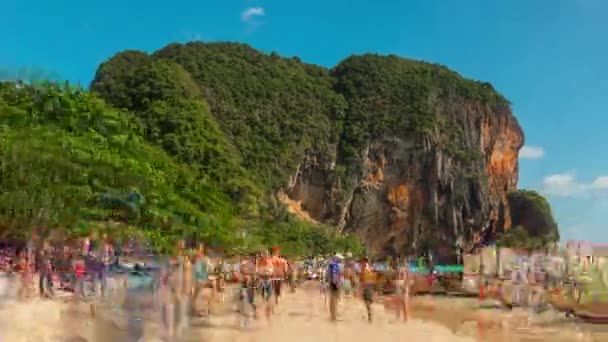 Famosa playa de krabi — Vídeo de stock