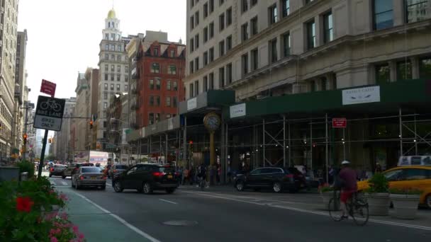 Manhattan volte strada quadrata — Video Stock