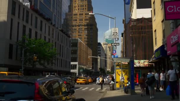 Manhattan mal quadratische Straße — Stockvideo