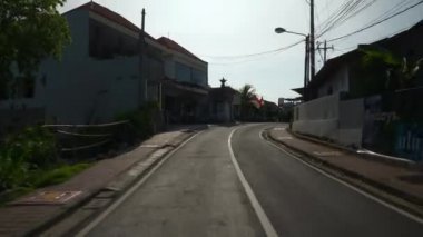 POV, Endonezya Bali adasında motosiklet yolculuğu