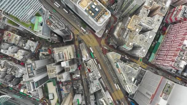 Nappali Légi Panoráma Hong Kong Város — Stock videók