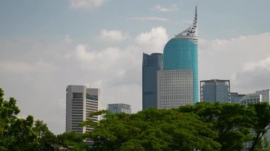 Jakarta şehir merkezi, Endonezya gündüz görünümü