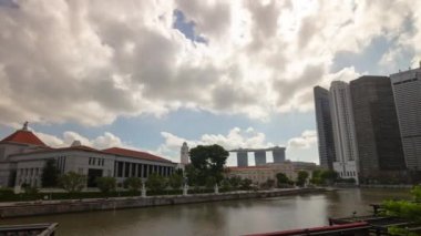 Şehir mimarisi, Singapur, 4k, zaman aşımı  