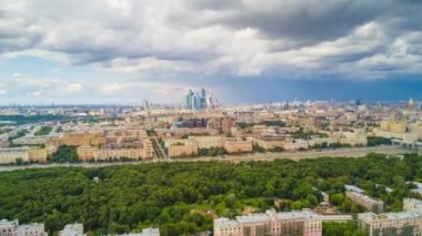 Uçan yaz şehirleri, Rusya, Moskova, 4k, zaman aşımı