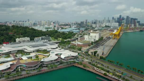싱가포르의 센토사 쇼핑몰의 파노라마 — 비디오