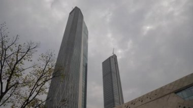 Nanjing şehrindeki uluslararası gençlik kültür merkezi, Çin, 4k 