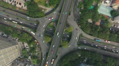 Guangzhou şehrinin hava manzarası, Çin 4K