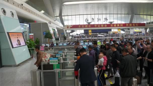 Guangzhou Chine Octobre 2017 Journée Aéroport Guangzhou Panorama Marche Ralenti — Video