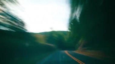 Amerika 'nın New York eyaleti boyunca yolculuğu, ABD' den 4k zaman aşımı.