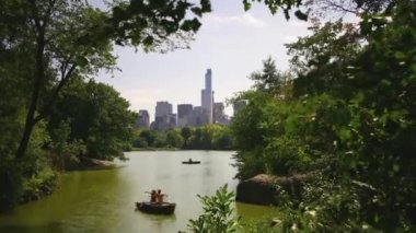 Central Park 'taki yaz gölü, 4k zaman aşımı, New York, ABD