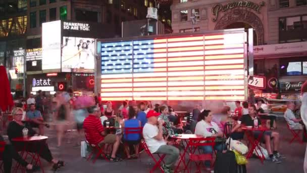 9月16日 广场百老汇街16倍成为美国的象征 2014年9月16日 纽约曼哈顿 — 图库视频影像