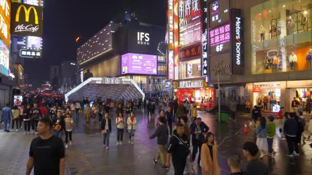 Kuala Lumpur Malaysia January 10Th 2019 Malam Hari Menerangi Panorama — Stok Video