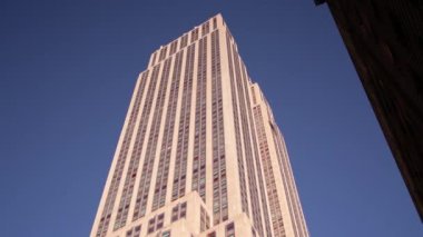 NEW YORK - CIRCA 2014: Gündüz vakti New York 'taki modern binalar