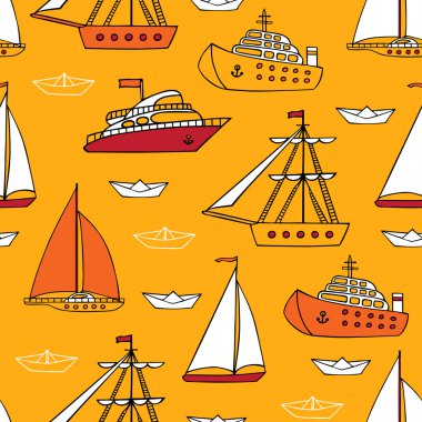 vektör kesintisiz deniz desen.