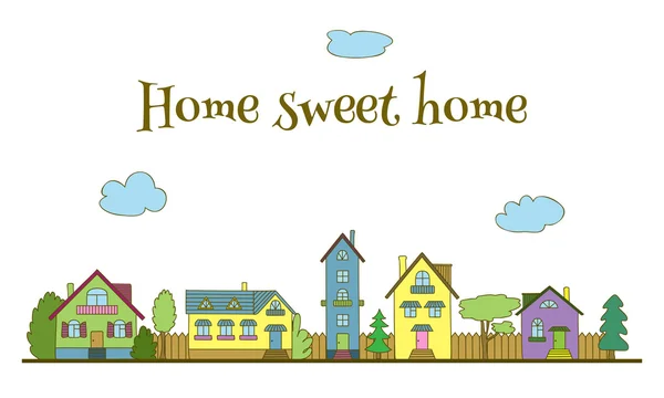 Home sweet home — Stock Vector